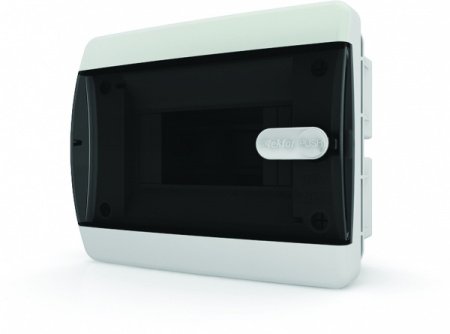 Tekfor Щит встраиваемый 6 мод. IP41, прозрачная черная дверца CVK 40-06-1