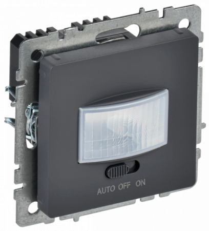 IEK BRITE BASE Графит Датчик движения ДС10-1-БрГ