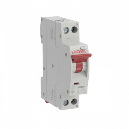 DKC Компактный 18мм АВДТ YON max типа MDR, 1P+N, 100mA, 32A, хар-ка C, 6kA, тип А