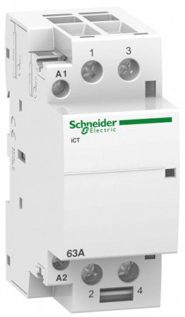 SE Acti 9 iCT63A Контактор модульный 2НО 220/240В АС