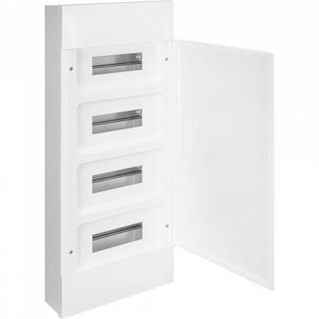 Legrand Practibox S Пластиковый щиток Навесной 4X12 Белая дверь