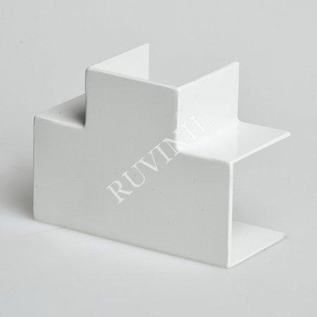 Ruvinil Тройник накладной 90град. 80х60/40 бел. ТРН-80х60