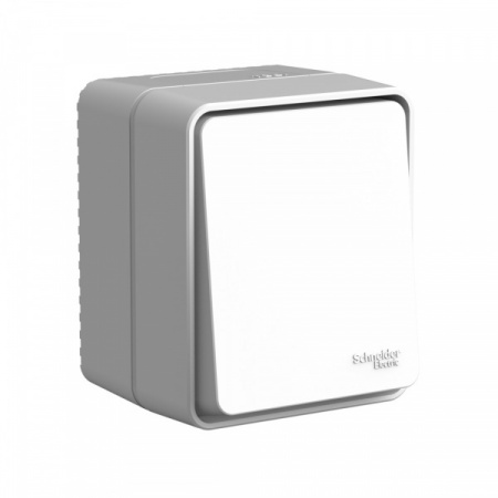 SE AtlasDesign Profi54 Наруж Серый Переключатель 1-клавишный 10 АХ