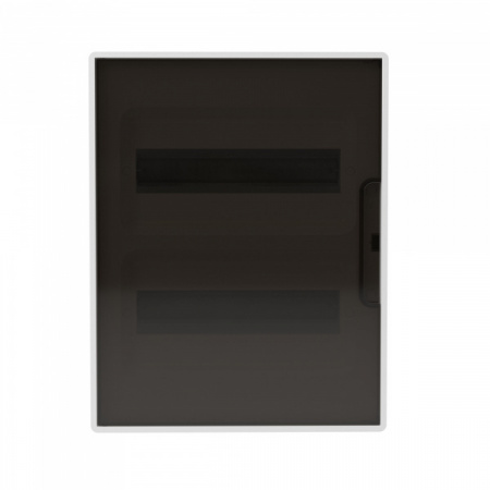 DKC FRAME Щиток 24 мод настенный, белый, с тонированной дверцей, с 4 шинами  PEN