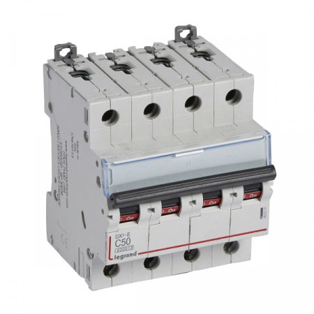 Legrand DX3-E Автоматический выключатель 4P 50А (С) 6000/6kA