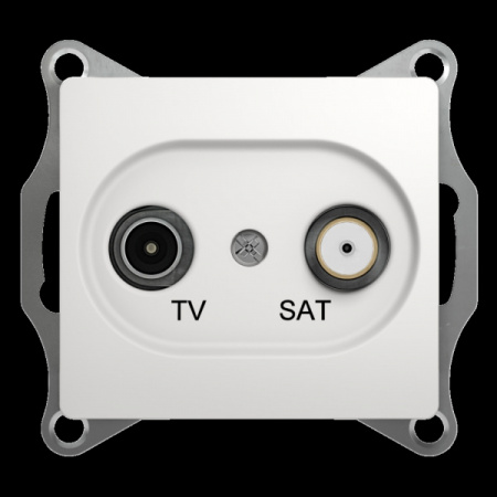 SE Glossa Бел TV-SAT Розетка одиночная 1DB