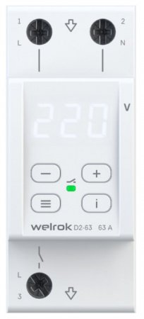 WELROK Реле напряжения D2-63