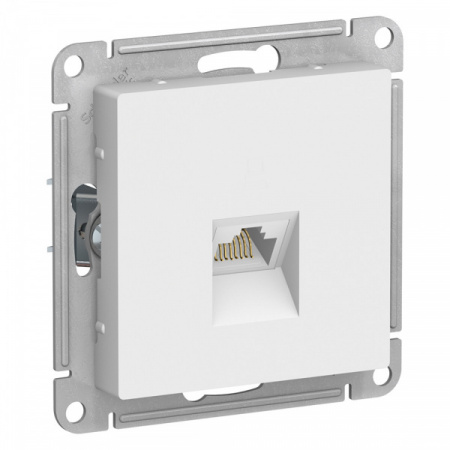 SE AtlasDesign Белый Розетка компьютерная RJ45, кат. 6A, механизм