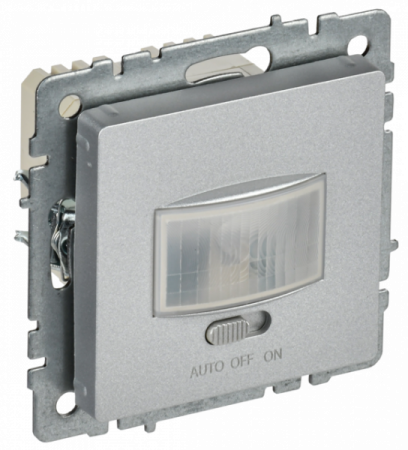 IEK BRITE BASE Алюминий Датчик движения ДС10-1-БрА