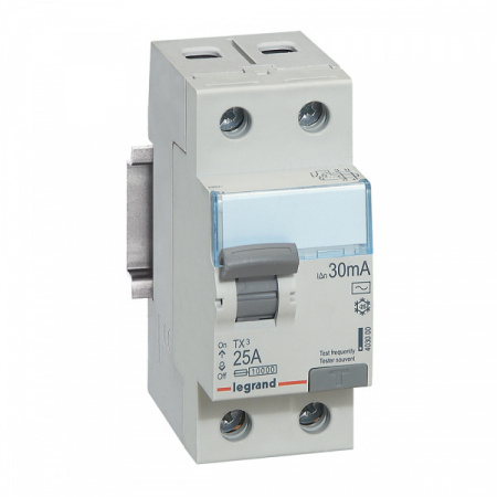 Legrand TX3 УЗО 2P 25A 30MA (AC)