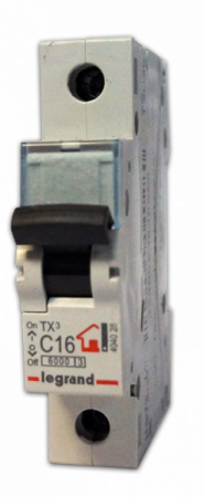 Legrand TX3 Автоматический выключатель 1P 50A (С) 6000