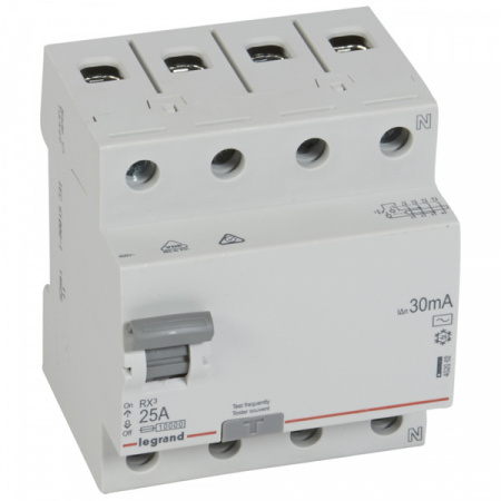 Legrand RX3 УЗО 4P 30мА 25А (AC)