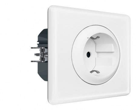 Legrand NETATMO Celiane Белая розетка 2К+З 16А умная