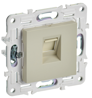 SKANDY Розетка компьютерная RJ45 кат.5E SK-K01B бежевый