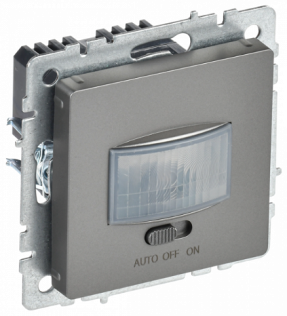 IEK BRITE BASE Сталь Датчик движения ДС10-1-БрС