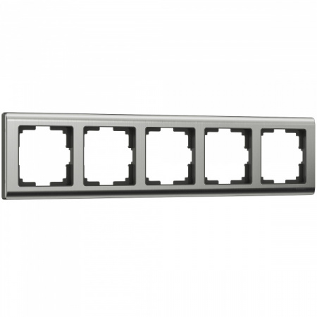 Werkel Metallic Рамка на 5 постов (глянцевый никель) W0051602