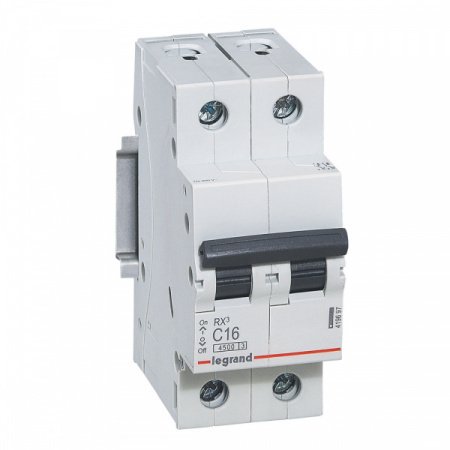 Legrand RX3 Автоматический выключатель 2P 6А (C) 4,5kA