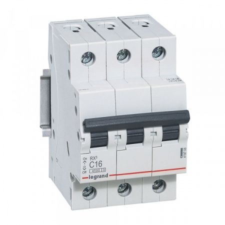 Legrand RX3 Автоматический выключатель 3P 50А (C) 4,5kA