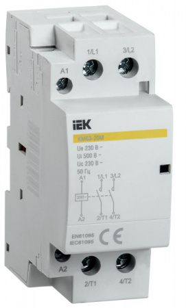 IEK Контактор модульный КМ63-20М AC