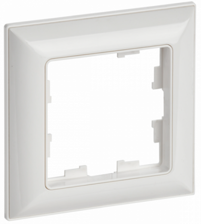 IEK BRITE DECOR Белый 3D-форма Рамка 1-м РУ-1-Бр