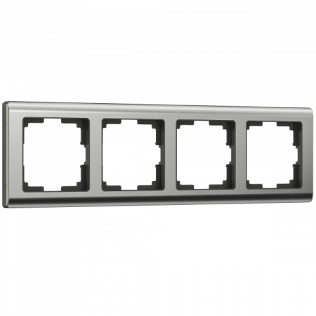 Werkel Metallic Рамка на 4 поста (глянцевый никель) W0041602