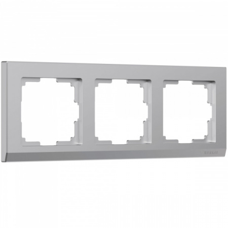 Werkel Stark Рамка на 3 поста (серебряный) W0031806