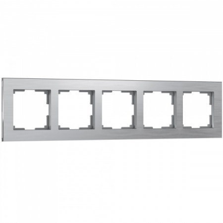 Werkel Aluminium Рамка на 5 постов (алюминий) W0051706