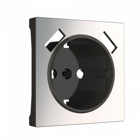 Werkel Накладка для USB розетки (глянцевый никель) W1179502