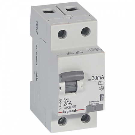 Legrand RX3 УЗО 2P 30мА 25А (AC)