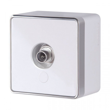 WERKEL ТВ-розетка оконечная Gallant белая W5083001
