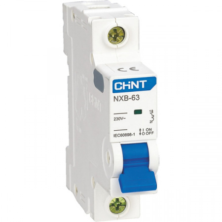 CHINT Авт. выкл. NXB-63 1P 25A 6кА х-ка B