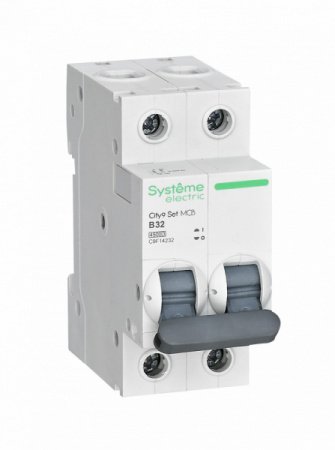 SE City9 Set Автомат. выкл. (АВ) 2P B32А 4.5kA 230В