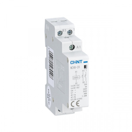 CHINT Контактор модульный NCH8-20/11 20A 1НЗ+1НО AC220/230В 50Гц (R)