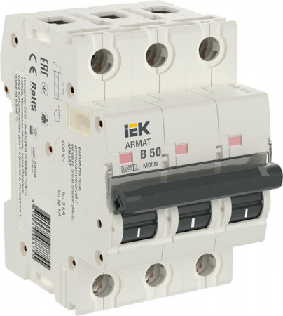 IEK ARMAT Автоматический выключатель M06N 3P B 50А 