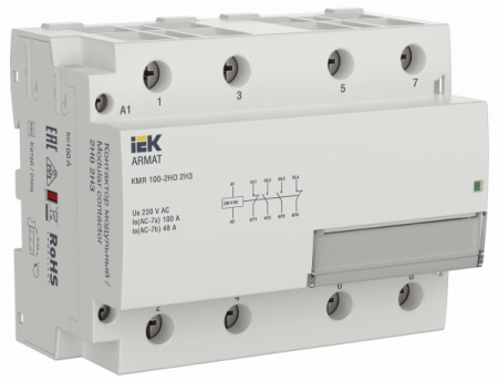 IEK ARMAT Контактор модульный KMR 100А 230В AC 2НО 2НЗ