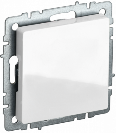 IEK BRITE BASE Белый Заглушка с суппортом МЗ10-БрБ