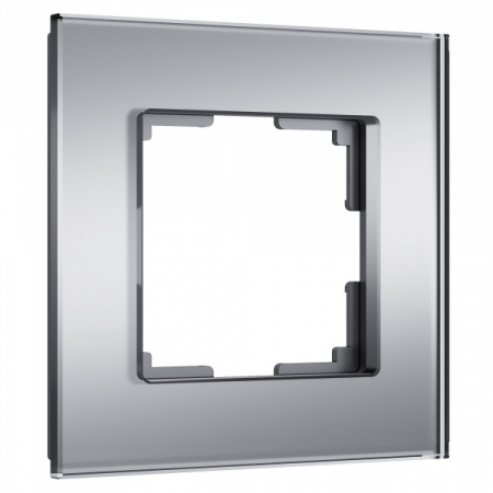 Werkel Senso Рамка на 1 пост (серебряный, стекло soft-touch) W0013106