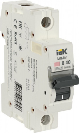 IEK ARMAT Автоматический выключатель M06N 1P B 40А 