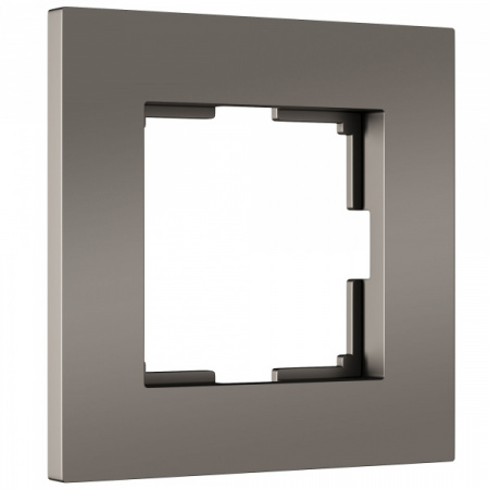 WERKEL Рамка из поликарбоната на 1 пост Slab бронза софт W0012963