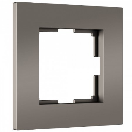 WERKEL Рамка из поликарбоната на 1 пост Slab бронза софт W0012963