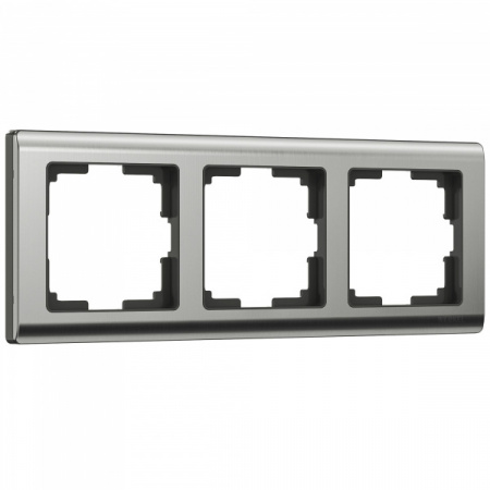 Werkel Metallic Рамка на 3 поста (глянцевый никель) W0031602