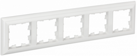 IEK BRITE DECOR Белый 3D-форма Рамка 5-м РУ-5-Бр