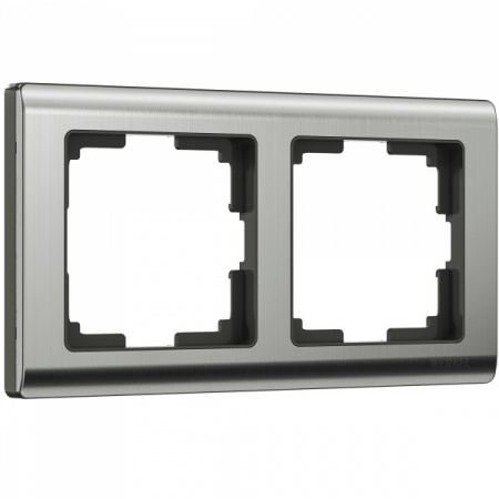 Werkel Metallic Рамка на 2 поста (глянцевый никель) W0021602