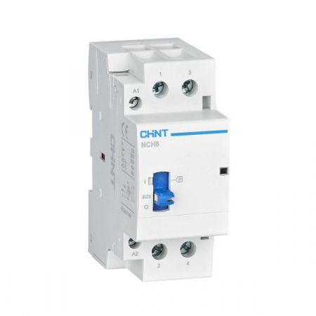 CHINT Контактор модульный с ручн. упр. NCH8-40M/20 AC220-240В 50/60Гц (R)